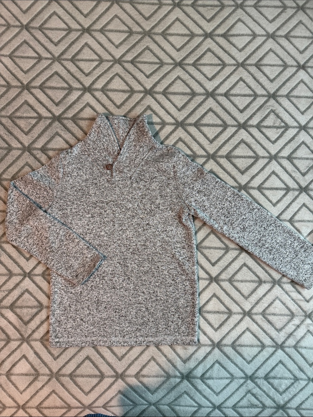 jumping beans Gray Hooded Knit Pullover